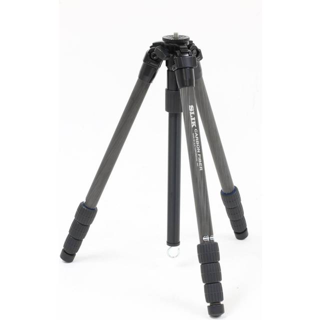 Slik Pro CF-734 Carbon Fibre Lightweight Camera Tripod 1.6m Without Head Black