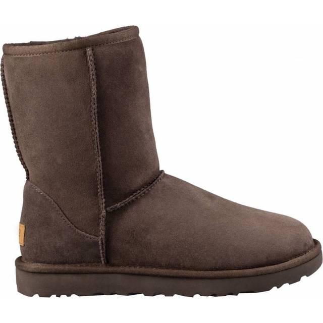 UGG Classic Short II Black Twinface Boots Size: 37, Colour: Black Suede