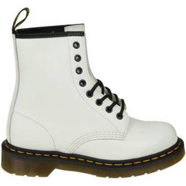 (WMNS) Dr. Martens 1460 Smooth Leather Lace Up Boots 'White' 11821100 - 5