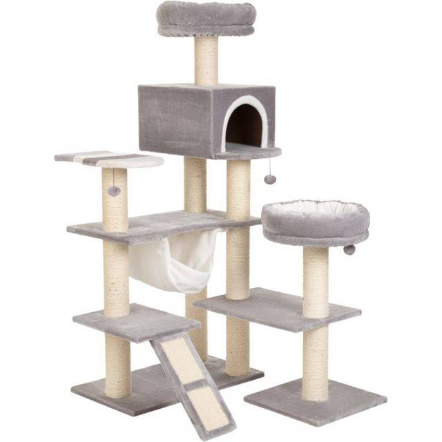Gingerbread Cat Tree with Ladder - XXL - Grey