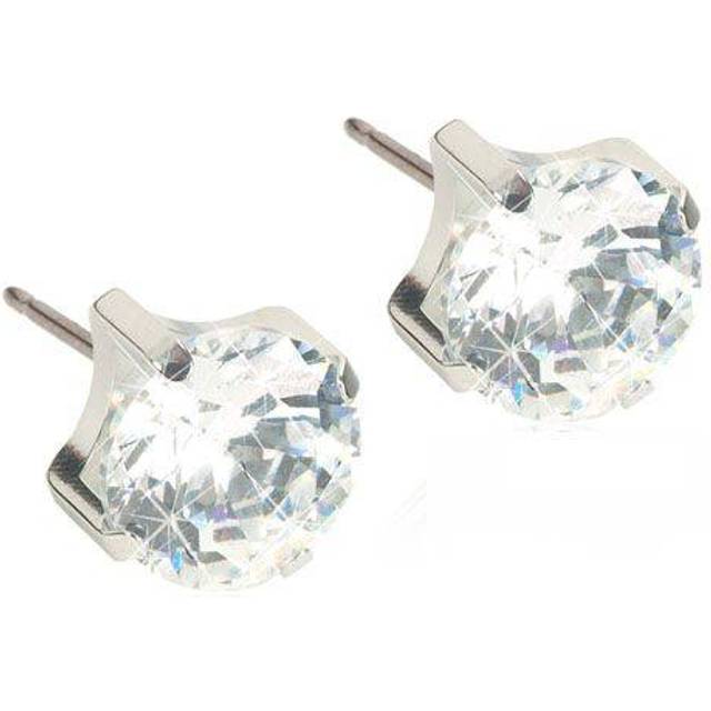Blomdahl Örhängen ST Tiffany 5 mm CZ White 1 par