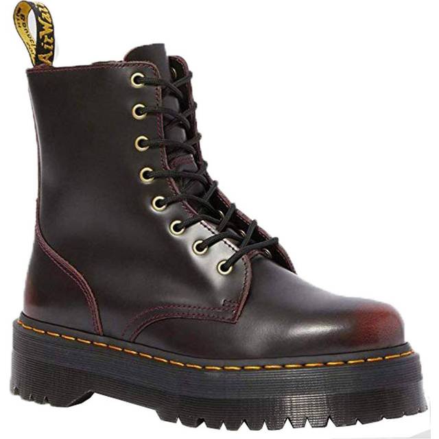 Jadon Platform Ankle Boots in Arcadia Leather - burgundy - 39 (5.5 to 6)