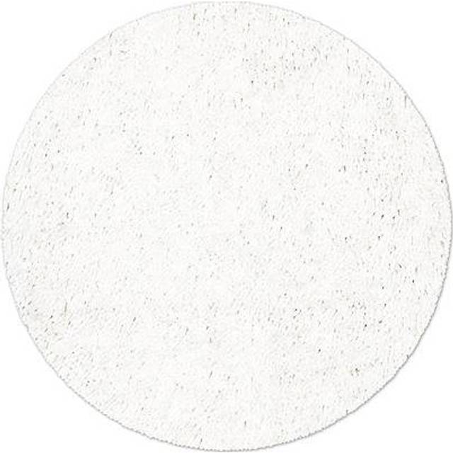 Spirella Round 60, White Highland Collection, duschmatta, 100% polyester-mikrofiber