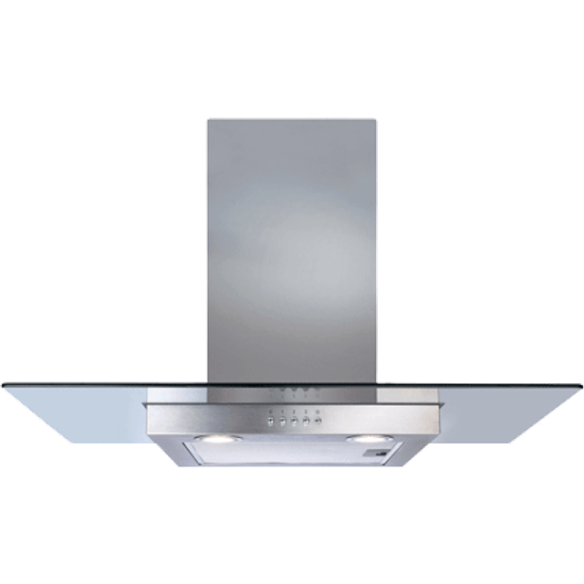 CDA ECN92SS 90cm Chimney Cooker Hood - Stainless Steel