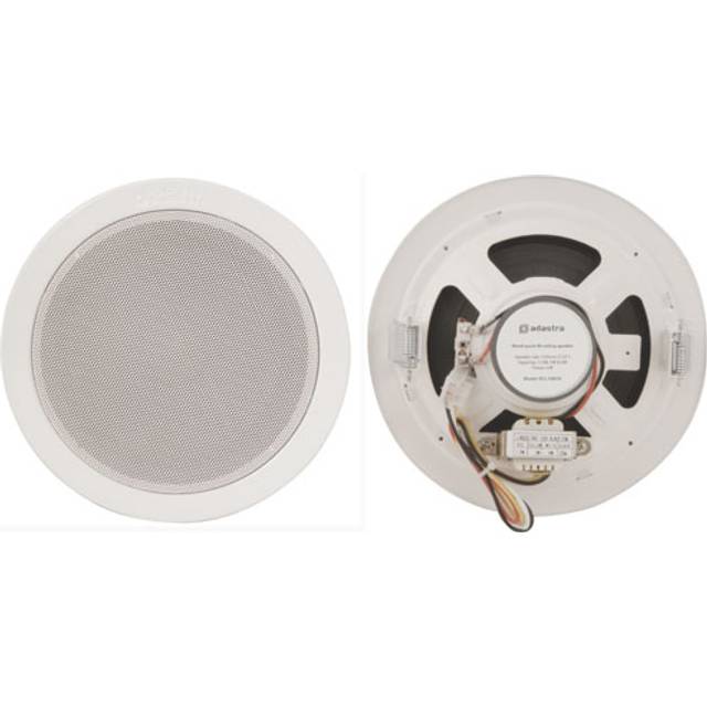 Adastra EC56V Metal Quick Fit 100V Line Ceiling Speaker 5.25" 6W - White