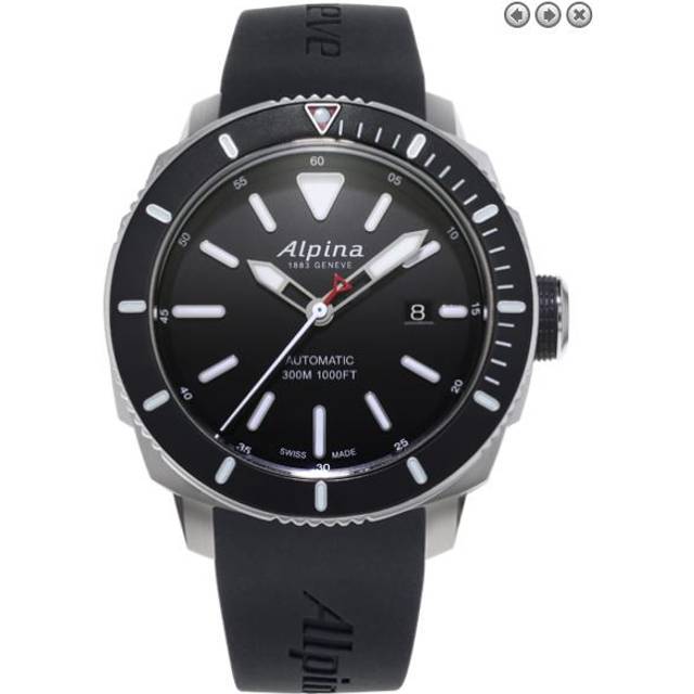 Alpina Watch Seastrong Diver300 - Black
