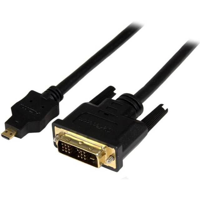 StarTech HDDDVIMM1M 1m Micro HDMI to DVI-D Cable - M/M - StarTech.com