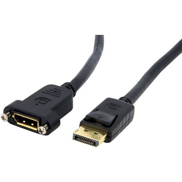 StarTech.com 3ft DisplayPort Panel Mount Cable - F/M