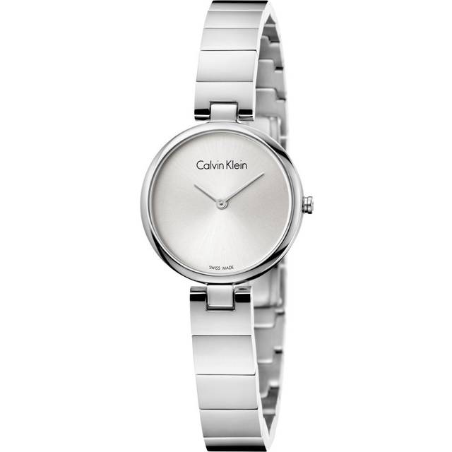 Calvin Klein K8G23146 Authentic Quartz Silver Dial Ladies Watch