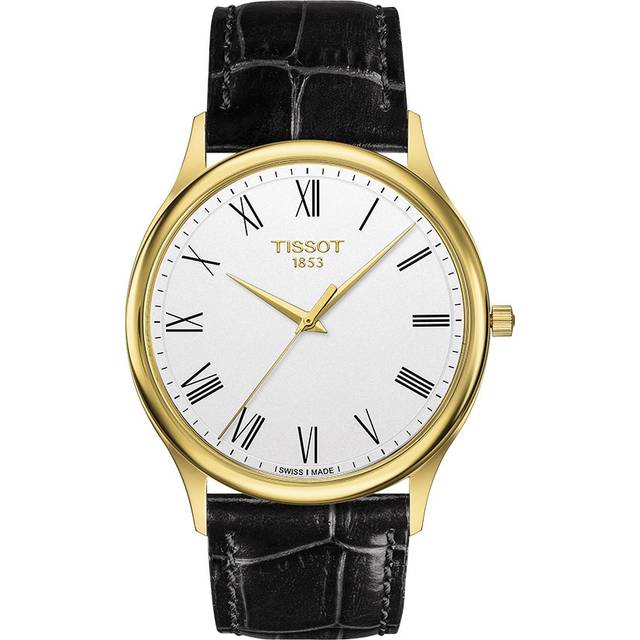 T-Gold Excellence 18K Gold 40mm Mens Watch White