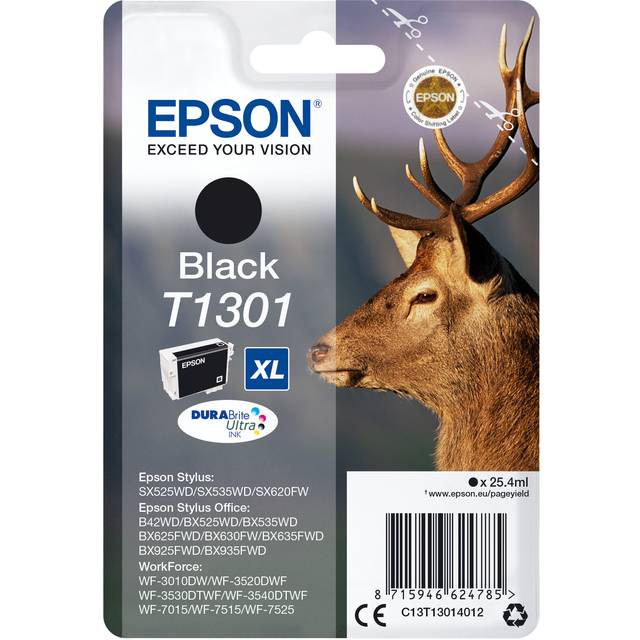 Kompatibel Epson T1301/T1302/T1303/T1304 XXL combo pack 10 stk bläckpatron 236 ml