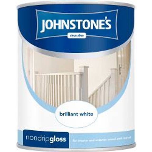 Johnstone's Non Drip Gloss Paint - Black - Grey