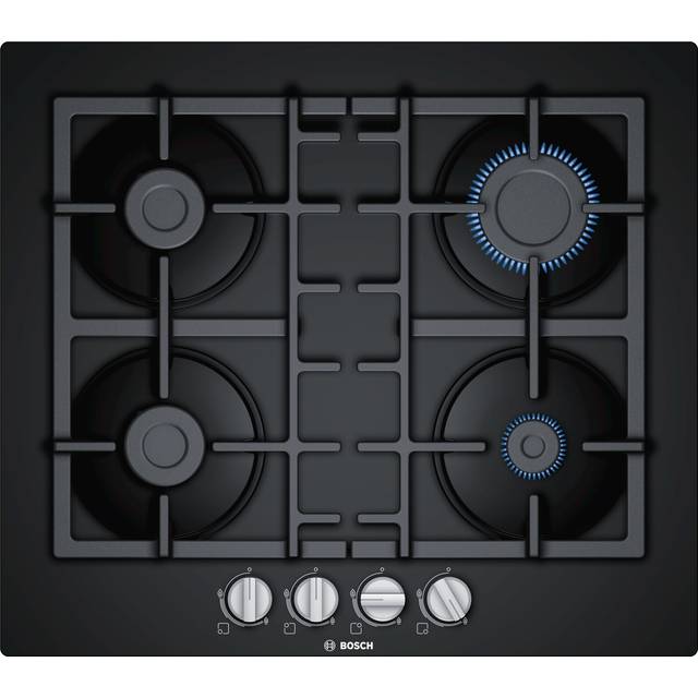 Bosch Series 4 PNP6B6B90 59cm Gas Hob - Black