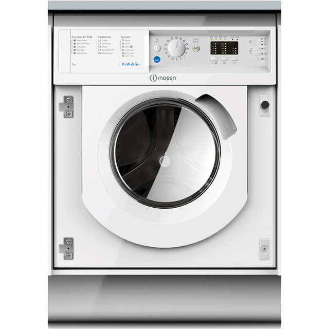 Indesit BI WMIL 71252 UK N Integrated Washing Machine - White