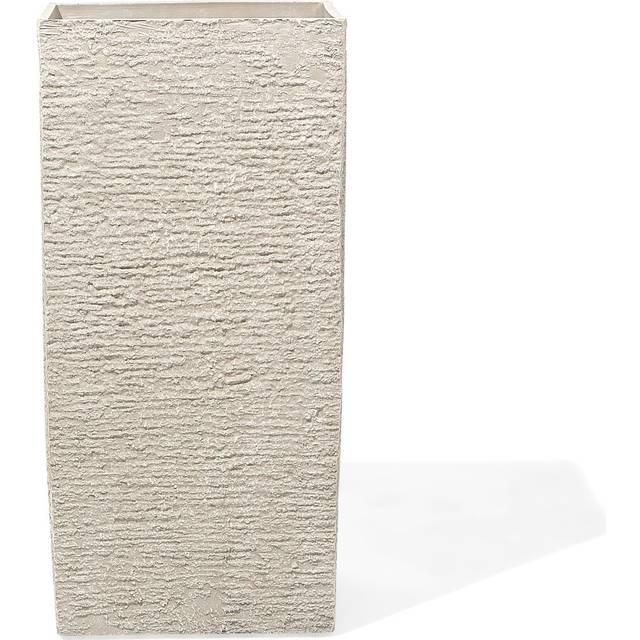 Plant Pot 40 x 40 x 81 cm Beige GAZA