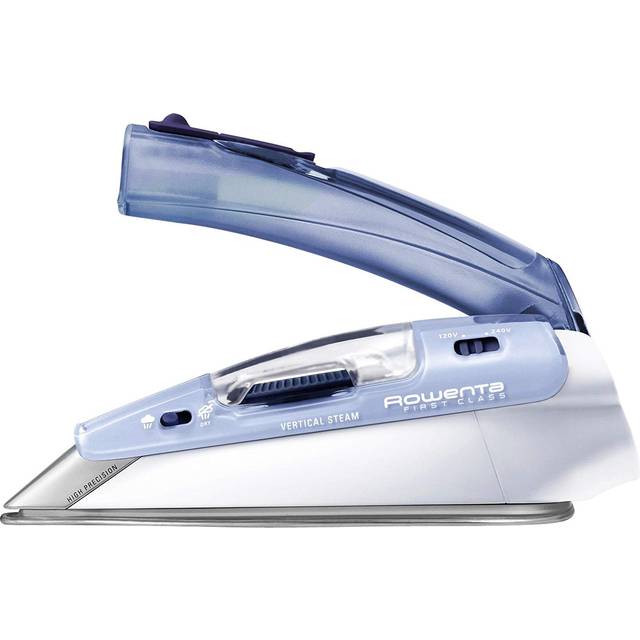 Rowenta Focus Travel resejärn DA1510 | max. 1 000 W | 45 g/min. Ångpuff | vertikal ånga | fällbart handtag | förvaringspåse | ångstrykjärn med 2 driftspänningar (120 V, 240 V), unik