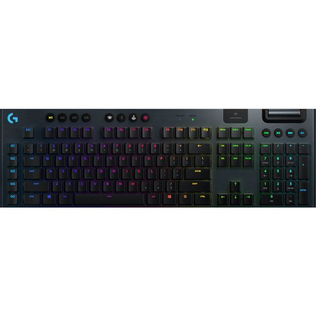 LOGITECH G915 LIGHTSPEED TRÅDLÖS MEKANISKT RGB-SPELTANGENTBORD MED CLICKY BRYTARE, SKANDINAVISK LAYOUT
