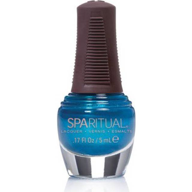 SpaRitual Mini Nail Polish #88382 Turkisblå Perlemor 5ml