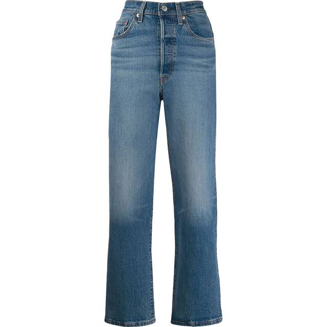 Levi's Ribcage Straight Cut Cropped Jeans