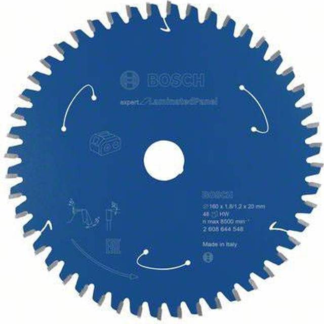 Bosch Expert Cordless Circular Saw Blade for Laminate Panel 160mm 48T 20mm
