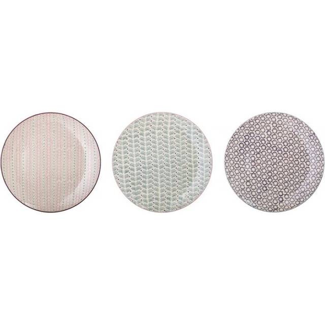 Bloomingville Maya plate 28 cm 3 pieces multi multi