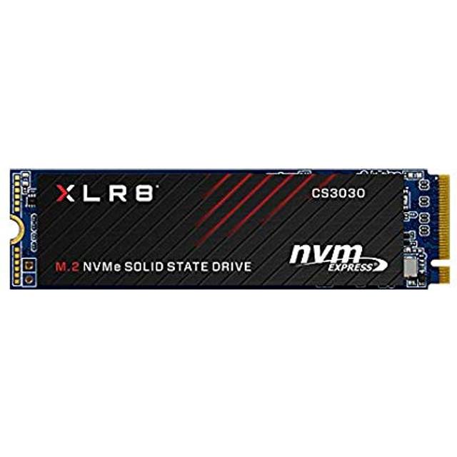 PNY XLR8 CS3030 M.2 NVMe Internal 250GB SSD, up to 3,500 MBs (Read), 1,050 MBs (Write) speeds (M280CS3030-250-RB), BLACK