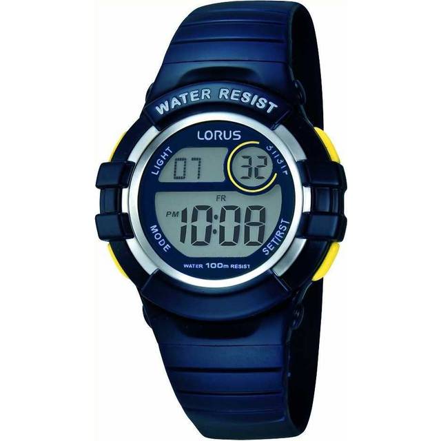 Lorus Mens Navy Plastic Digital Watch R2381HX9 - Blue