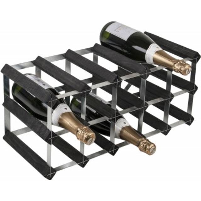 15 Bottle Wine Rack (23cm H X 52cm W X 22cm D)