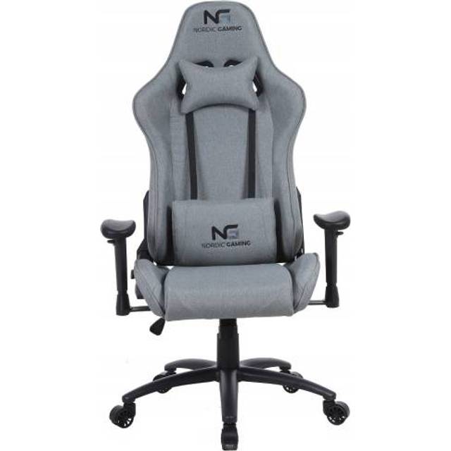Nordic Gaming Racer Gamer Stol - Fabric - Grey