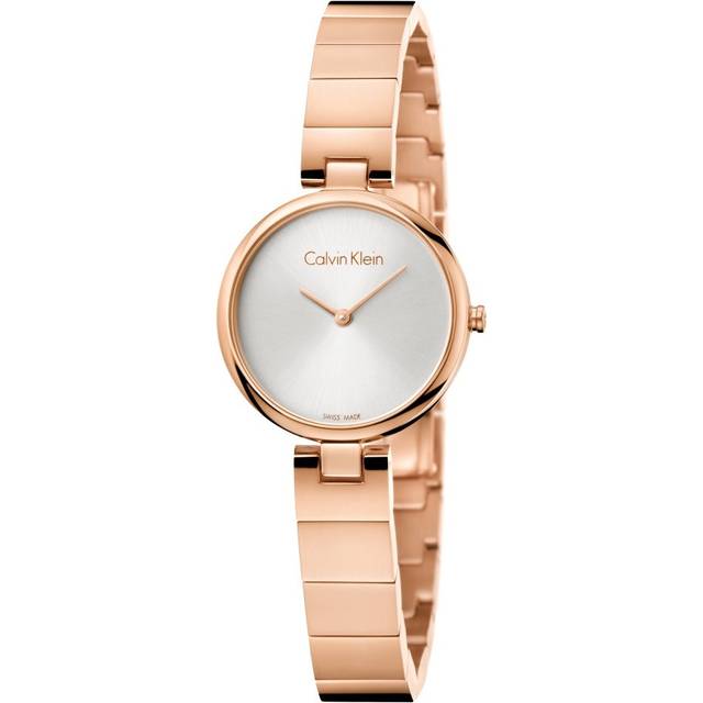 Calvin Klein K8G23646 Authentic Quartz Silver Dial Women's Watch