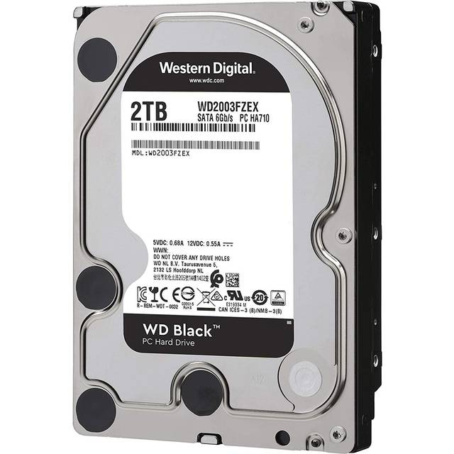 Western Digital WD2003FZEX svart 2000 GB