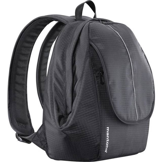 Mantona Elements 10 outdoor photo backpack - lightweight & compact camera backpack for DSLR & system cameras, flexible interior layout, tab...