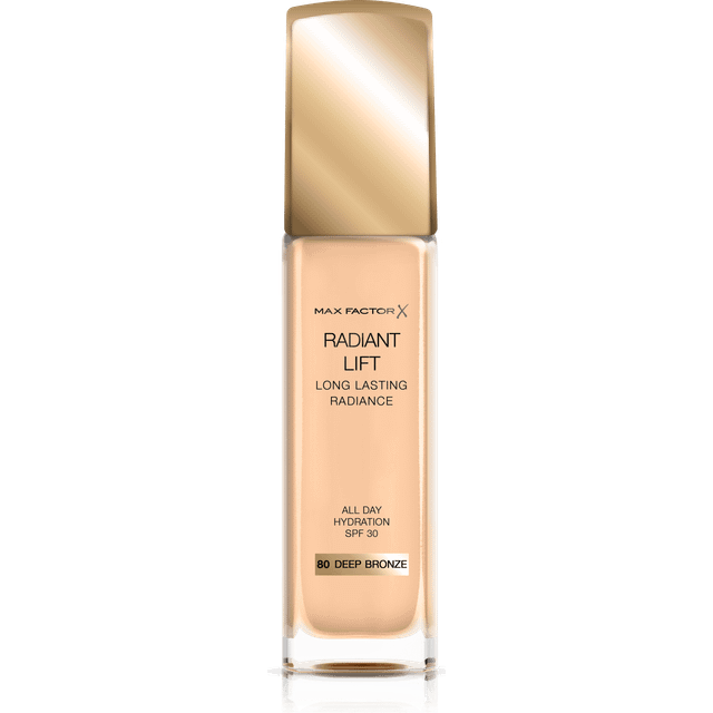 Max Factor Radiant Lift Foundation SPF30 30ml - 080 Deep Bronze (30ml)