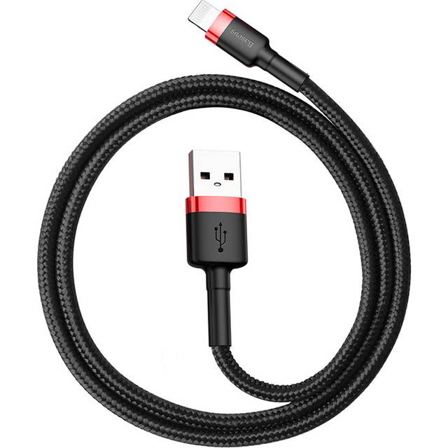 Baseus cafule Cable USB For Micro 2.4A Fast Charging Cable for iPhone Xiaomi Samsung 0.5m black