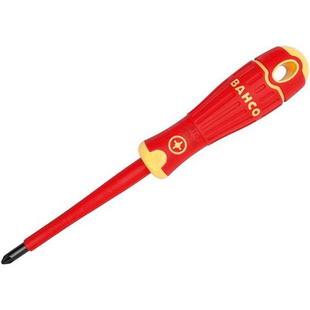 Bahco VDE Insulated Pozi Screwdriver PZ0 75mm