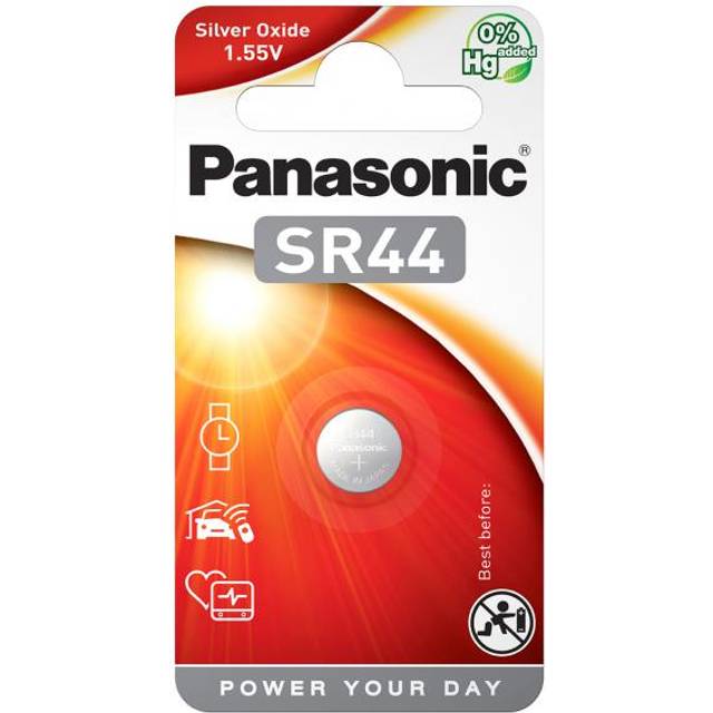 Panasonic SR44B Silver Oxide Battery (Pack-1)