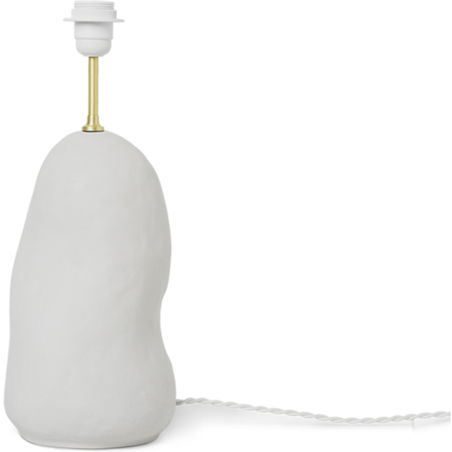 Ferm Living Hebe lamp base medium Off-white matt
