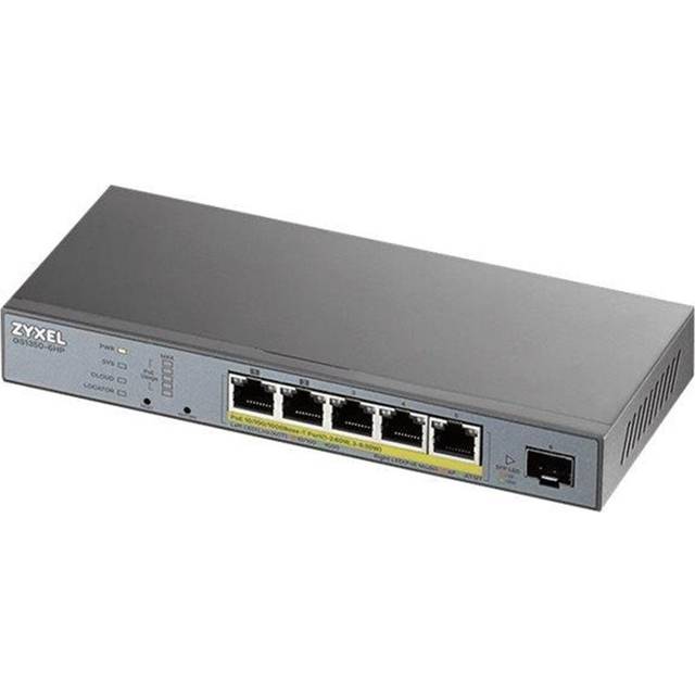 Zyxel GS1350-6HP 5-Port Gigabit Ethernet PoE L2 Desktop Managed Switch