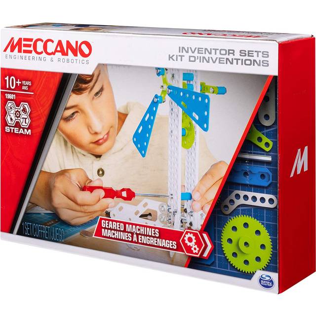 Meccano  Geared Machines S.T.E.A.M. Building Kit with Moving Parts  for Ages 10 and Up