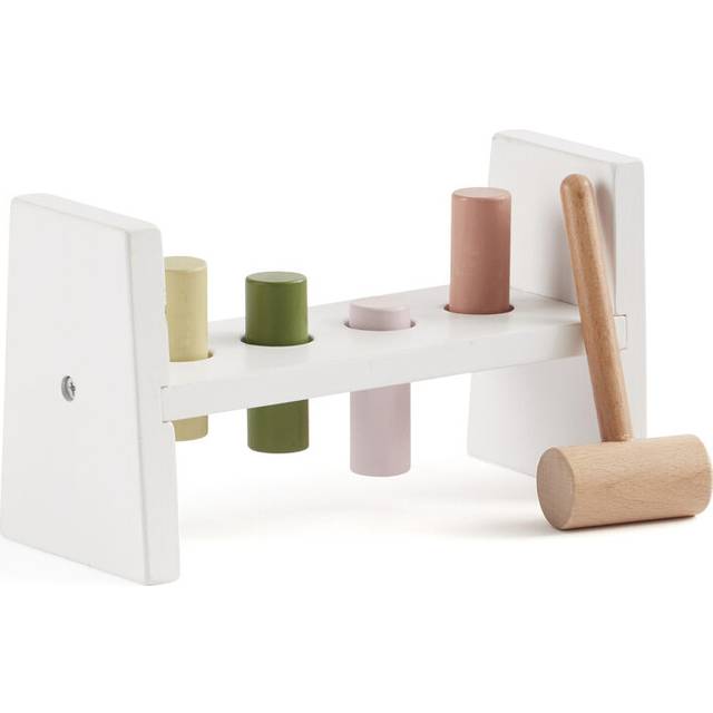 Kids Concept Edvin Wooden Activity Hammer Bench Toy
