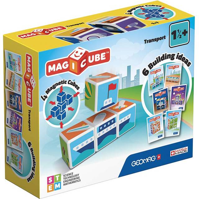Geomag Magicube Magnetic Building Blocks - Transport