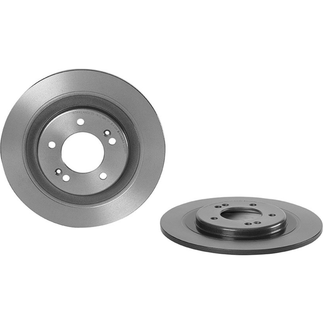 Bromsskiva BREMBO 08C24811 bak, full, höggradigt förkolnad, 1 Stycke