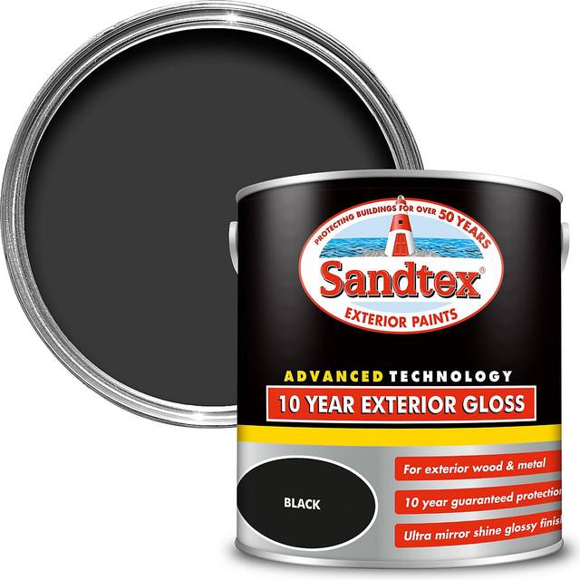 Sandtex 10 Year Exterior Gloss Black 2.5L