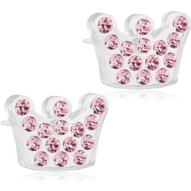 Blomdahl BM MP Br Princess 9mm L rose Örhängen 1 par