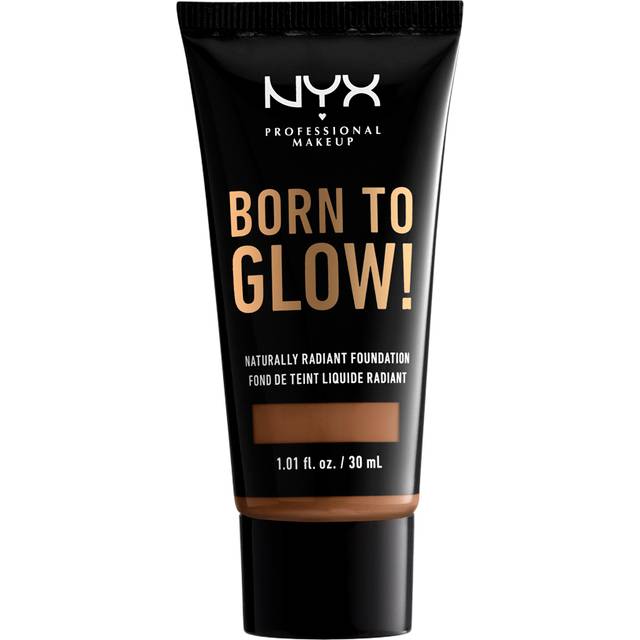 NYX PROFESSIONAL MAKEUP, foundation, Born To Glow Naturally Radiant Foundation, nyans: Cappuccino, 30 ml