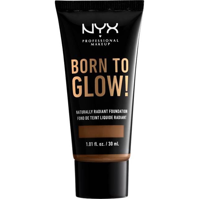 NYX PROFESSIONAL MAKEUP, foundation, Born To Glow Naturally Radiant Foundation, nyans: Mocha, 30 ml