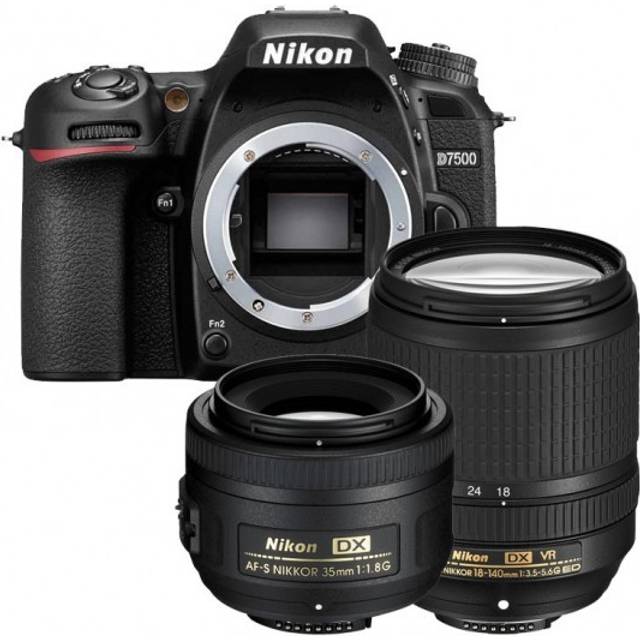 Nikon D7500 + AF-S 18-140mm VR + AF-S 35mm DX 1.8