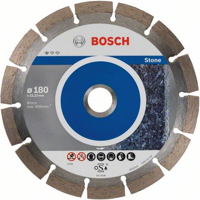Bosch 2608603237 PK-10 180x22.23mm Diamond Cutting Disc Stone LPP