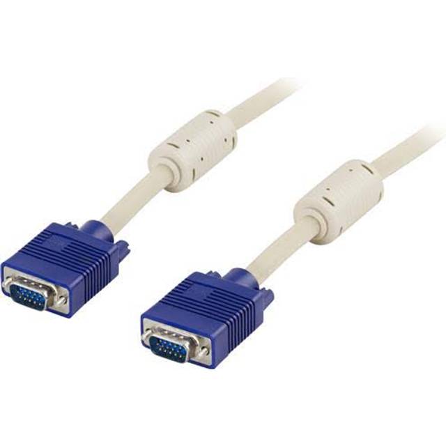 DELTACO monitorkabel RGB HD15ha-15ha 1m