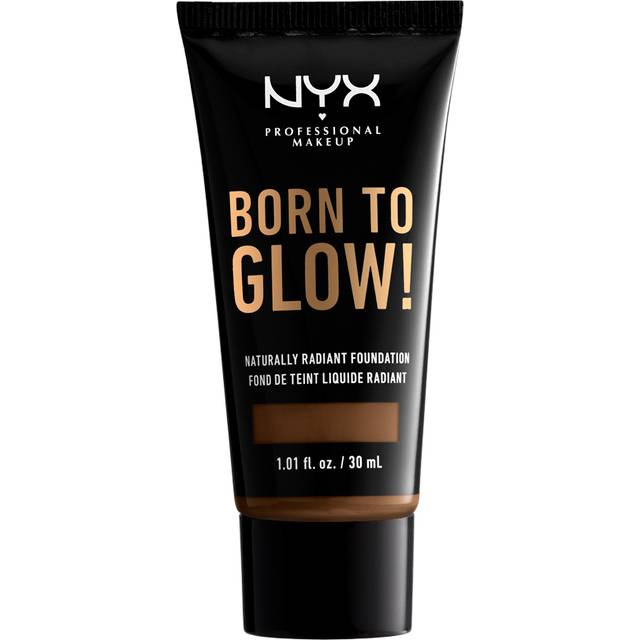 NYX PROFESSIONAL MAKEUP, foundation, Born To Glow Naturally Radiant Foundation, nyans: Cocoa, 30 ml